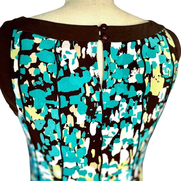 Womens Dress Size 6 Floral Abstract Colorful Indie Spring Summer Tropical Cruise - Picture 5 of 6